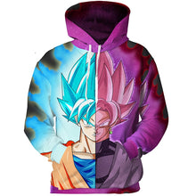 Load image into Gallery viewer, Cloudstyle Dragon Ball Super 3D Anime Print Hoodies Black Goku 3D Full Print Hoody Sweatshirts Streetwear Harajuku Pullover Tops