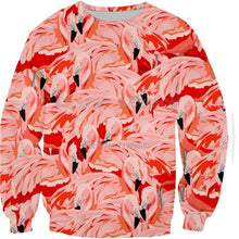 Load image into Gallery viewer, 3D Full Print Sweatshirts Men Women Swan Flamingo Pullovers Unisex Hoodies Bird Flower Grass Streetwear Tracksuits dropshipping