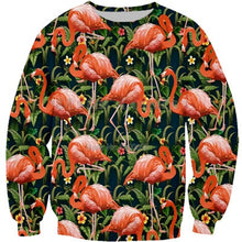 Load image into Gallery viewer, 3D Full Print Sweatshirts Men Women Swan Flamingo Pullovers Unisex Hoodies Bird Flower Grass Streetwear Tracksuits dropshipping