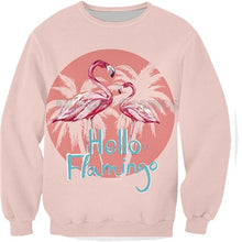 Load image into Gallery viewer, 3D Full Print Sweatshirts Men Women Swan Flamingo Pullovers Unisex Hoodies Bird Flower Grass Streetwear Tracksuits dropshipping