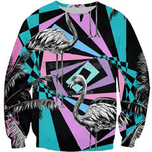 Load image into Gallery viewer, 3D Full Print Sweatshirts Men Women Swan Flamingo Pullovers Unisex Hoodies Bird Flower Grass Streetwear Tracksuits dropshipping