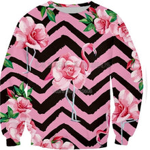 Load image into Gallery viewer, 3D Full Print Sweatshirts Men Women Swan Flamingo Pullovers Unisex Hoodies Bird Flower Grass Streetwear Tracksuits dropshipping