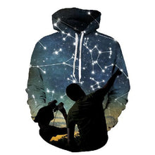 Load image into Gallery viewer, 2019 3d Full Print Hoodies Men/women Twelve Constellations Hoodies Sweatshirts Casual Pocket Outwear Novelty Coat Dropship